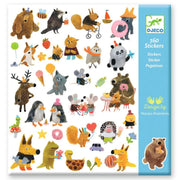 Djeco Stickers, Fluffy Friends, 160 stuks