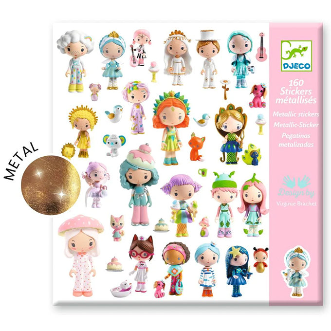 Djeco Stickers, The little world of Tinyly, 160 stuks