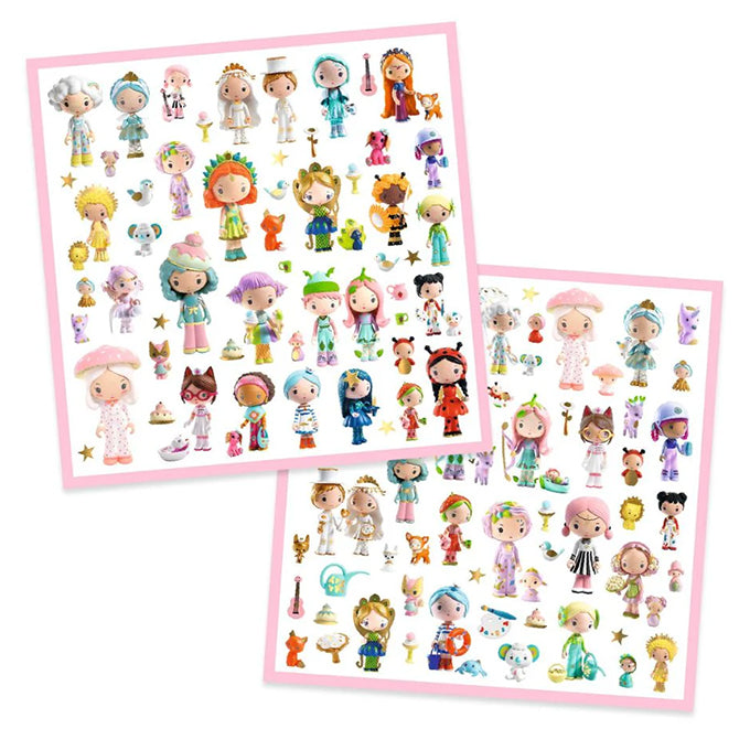 Djeco Stickers, The little world of Tinyly, 160 stuks