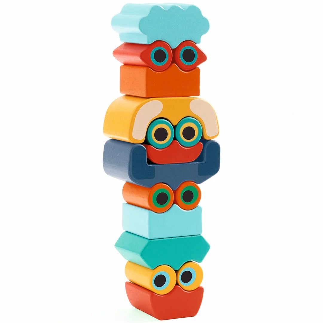 Djeco Houten Stapelspel - Ze Faces