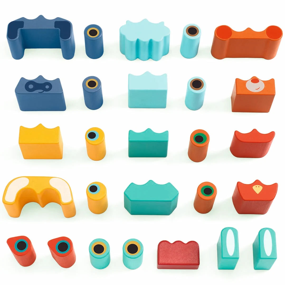 Djeco Houten Stapelspel - Ze Faces