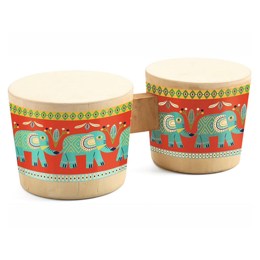 Djeco Bongo Dubbele trommel 'Animambo'