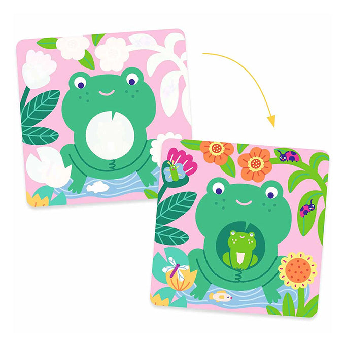 Djeco Magische kleurplaten - Babydieren uit de tuin 1,5+