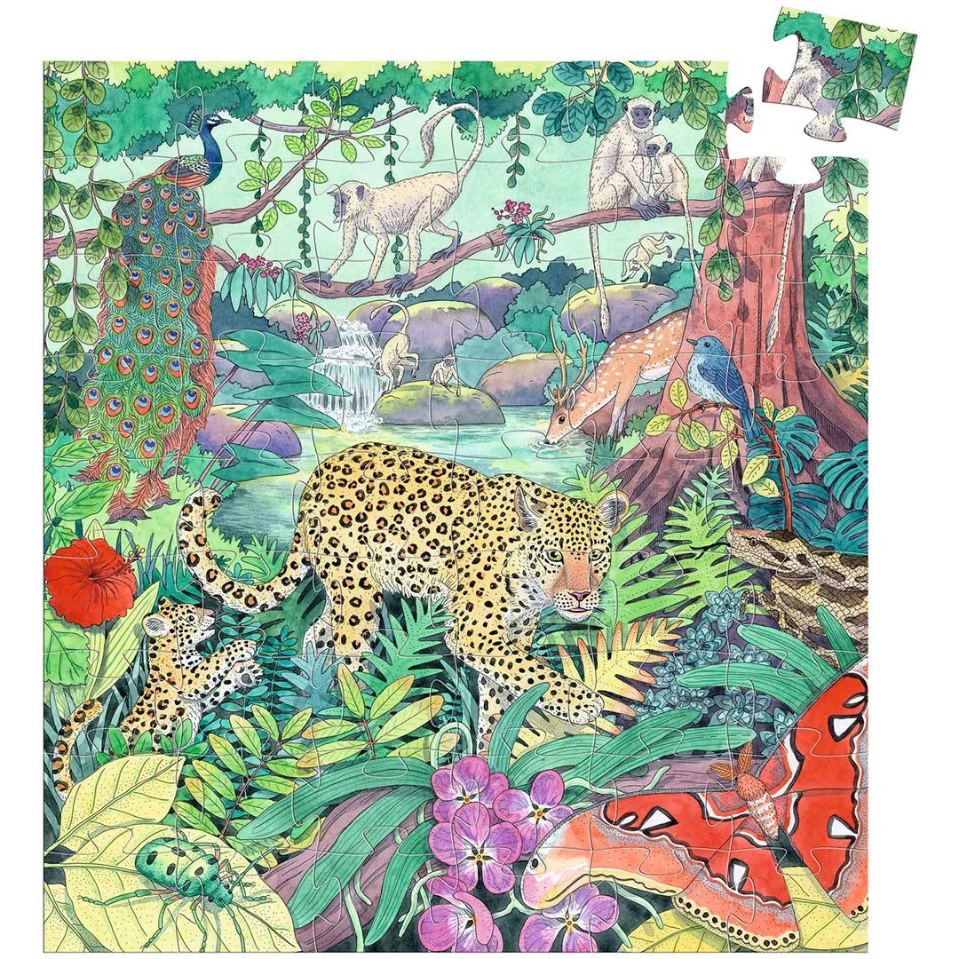 Djeco puzzel Indian Jungle, 54 st, 40x37 cm
