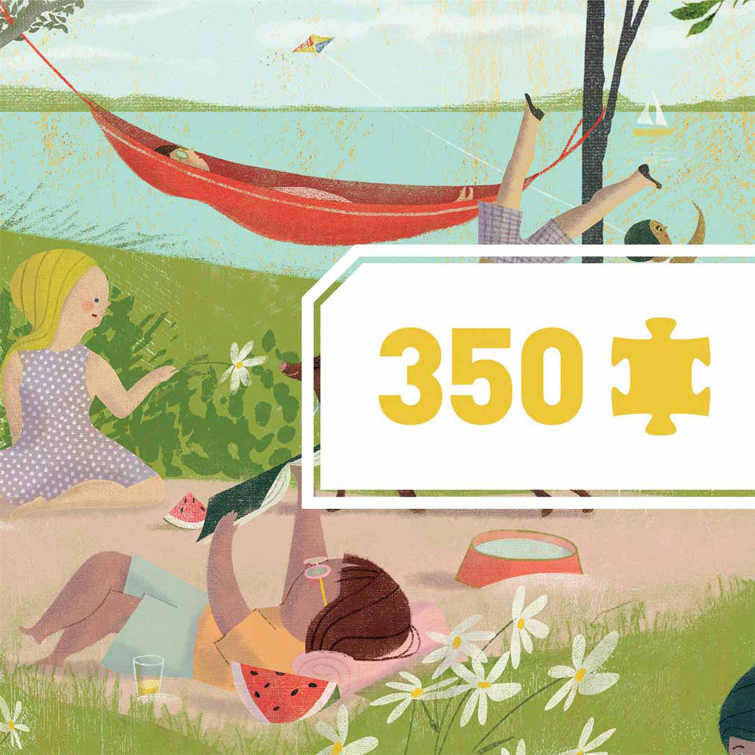 Djeco Puzzel 'A Summer's Day', 350 st, 97x33 cm