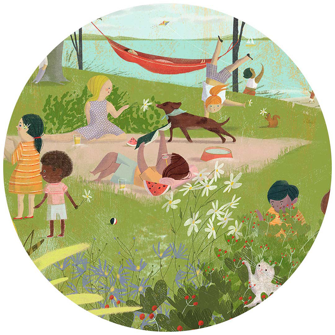 Djeco Puzzel 'A Summer's Day', 350 st, 97x33 cm