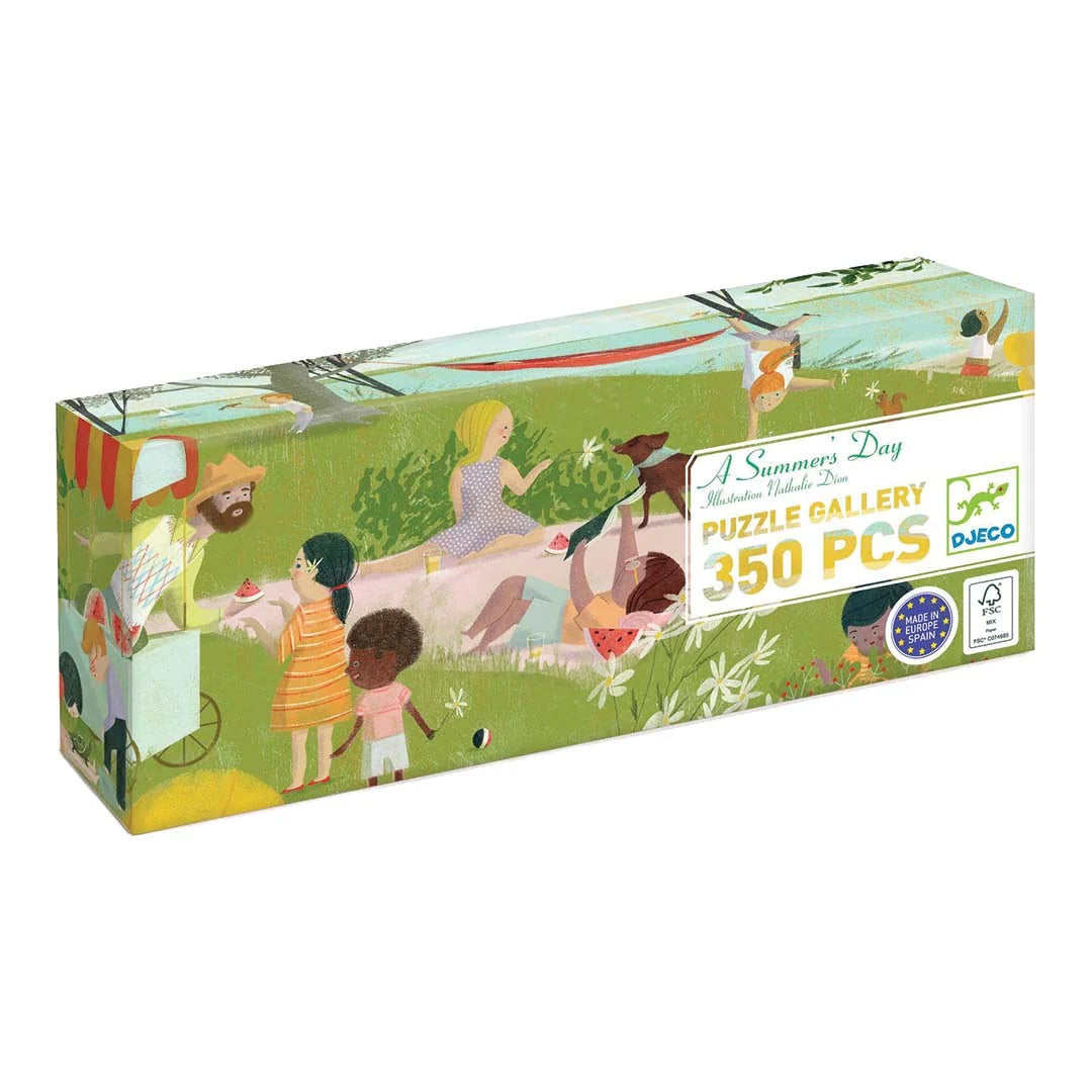 Djeco Puzzel 'A Summer's Day', 350 st, 97x33 cm