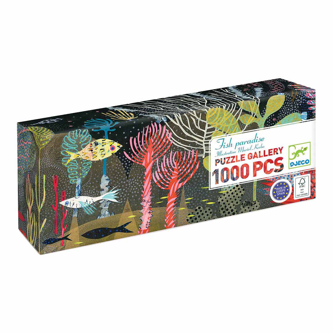 Djeco Puzzel 'Fish Paradise', 1000 st, 97x33 cm