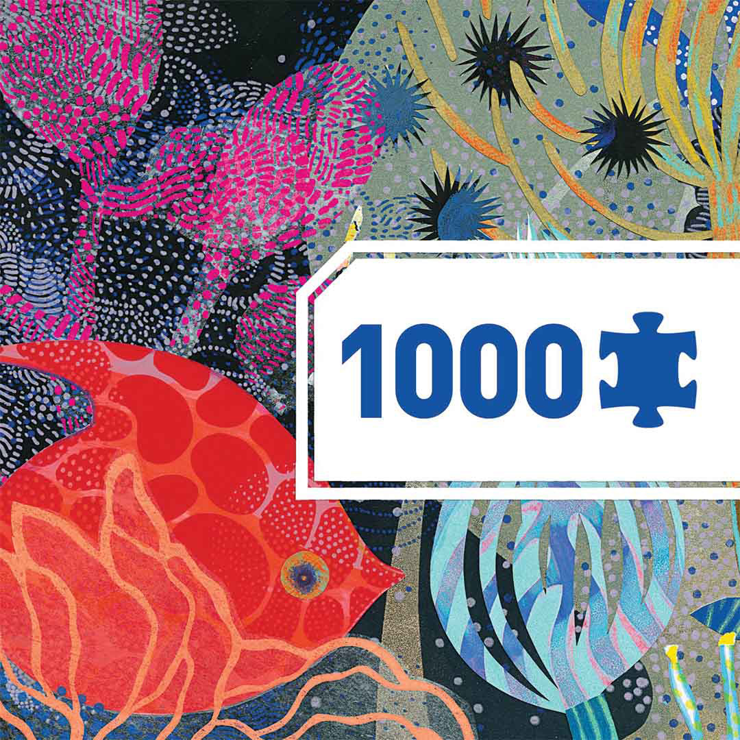 Djeco Puzzel 'Fish Paradise', 1000 st, 97x33 cm