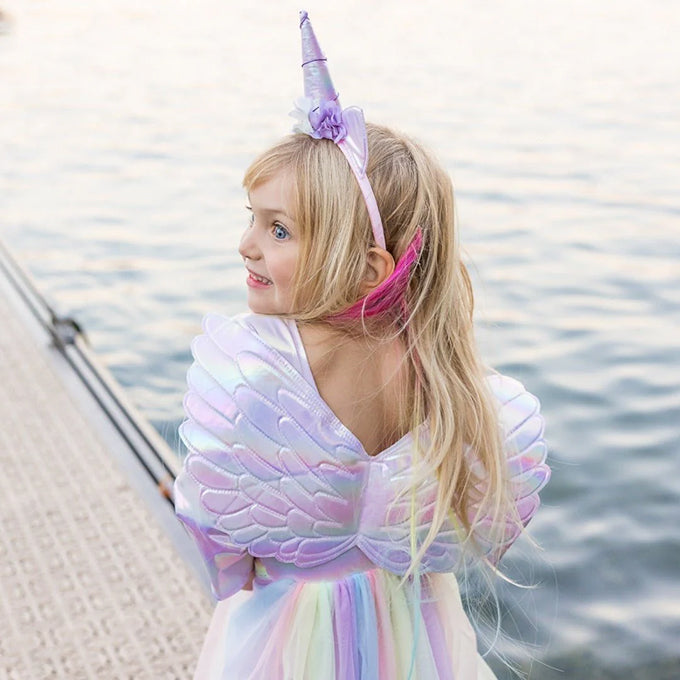 Great Pretenders, Alicorn Jurk met vleugels en haarband, 5-6 jaar