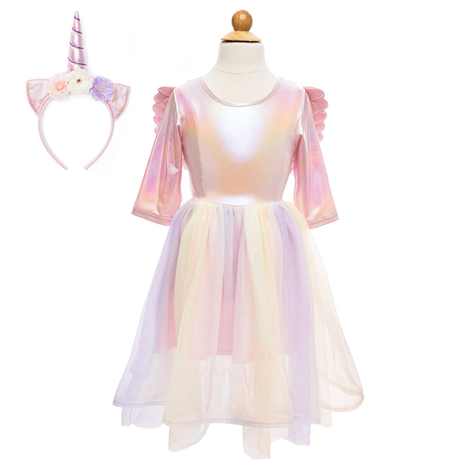 Great Pretenders, Alicorn Jurk met vleugels en haarband, 5-6 jaar