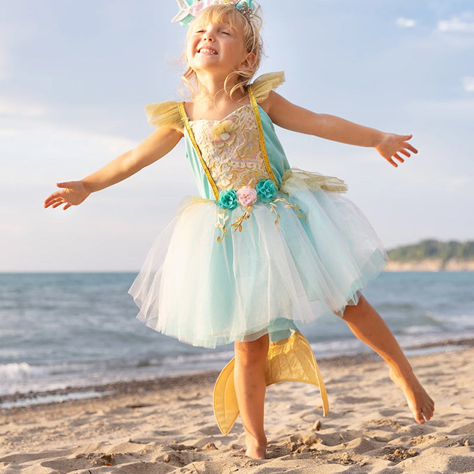 Great Pretenders, Zeemeermin Jurk met staart, Mermalicious Dress, 3-4 jaar