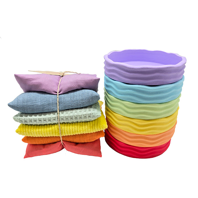 Grennn x Little Botanic Label speelset pastel waves - basis