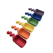 Grennn Speelschepjes 'Wave' Regenboog Set 6 stuks