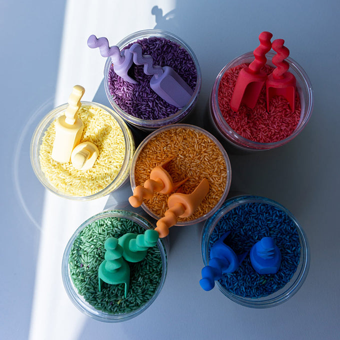 Grennn Mini Waves regenboog 60 stuks