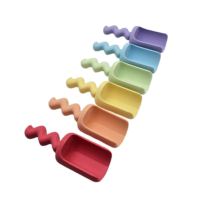 Grennn Speelschepjes 'Wave' Pastel Set 6 stuks
