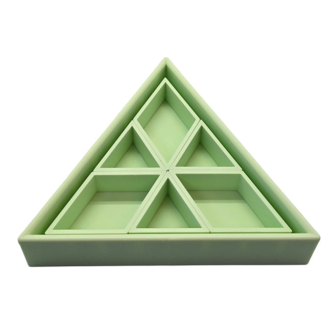 Grennn 'Mandigo' Inlegdriehoek Groen Pastel