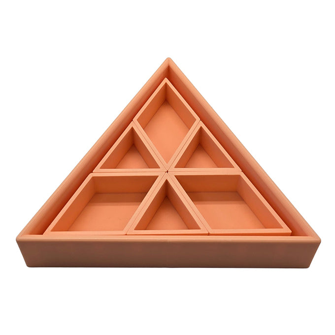 Grennn 'Mandigo' Inlegdriehoek Oranje Pastel