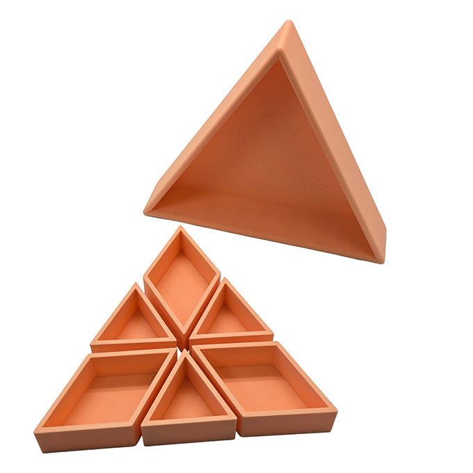 Grennn 'Mandigo' Inlegdriehoek Oranje Pastel