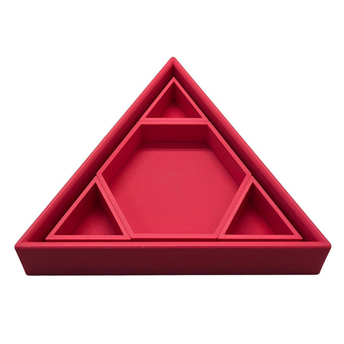 Grennn 'Mandigo' Inlegdriehoek Rood Pastel