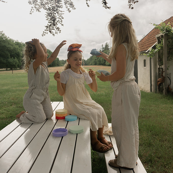 Little Botanic Label Sensorische Pittenzakjes - Pastel