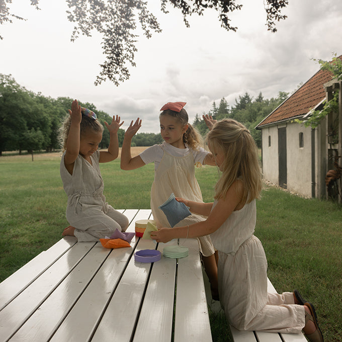 Little Botanic Label Sensorische Pittenzakjes - Pastel