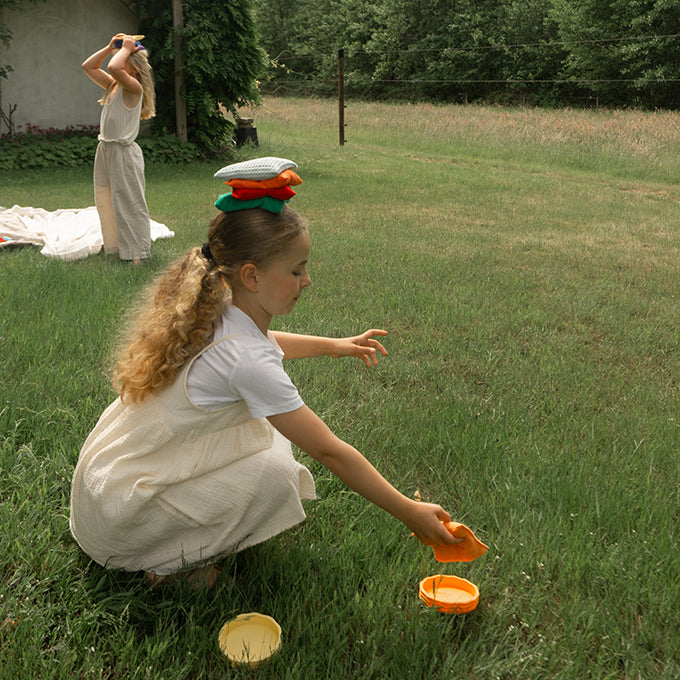 Little Botanic Label Sensorische Pittenzakjes - Pastel