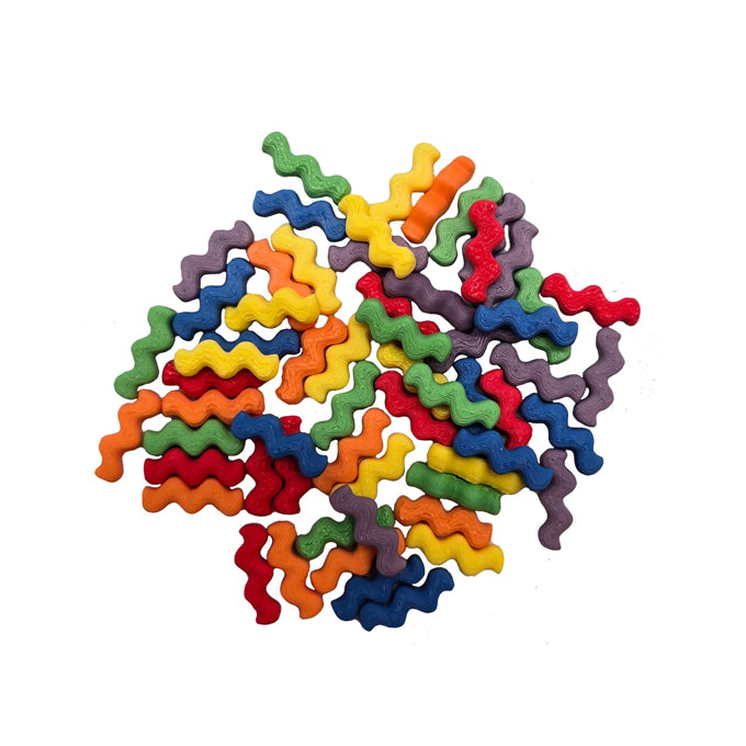 Grennn Mini Waves regenboog 60 stuks