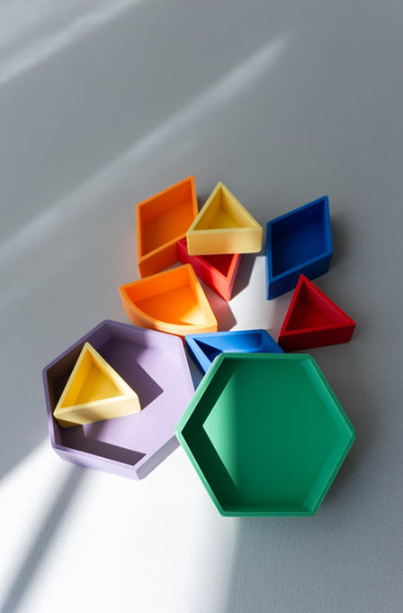 Grennn 'Mandigo' Speelbakje Zeshoekig Geel