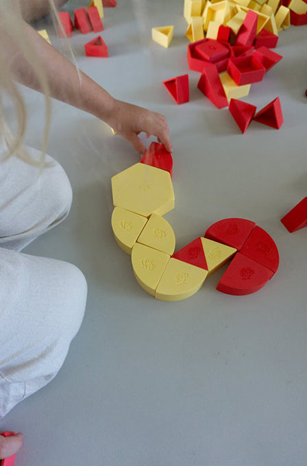 Grennn 'Mandigo' Speelbakje Zeshoekig Geel