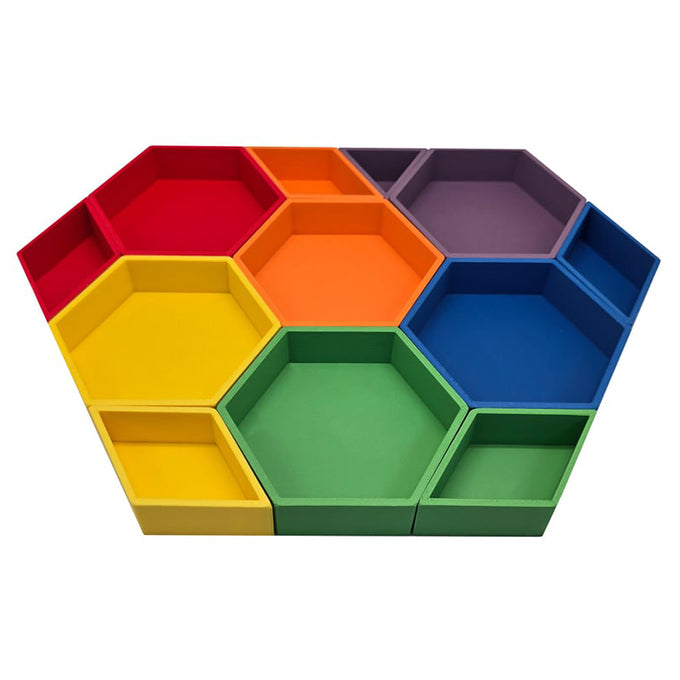 Grennn 'Mandigo' Speelbakje Zeshoekig Geel