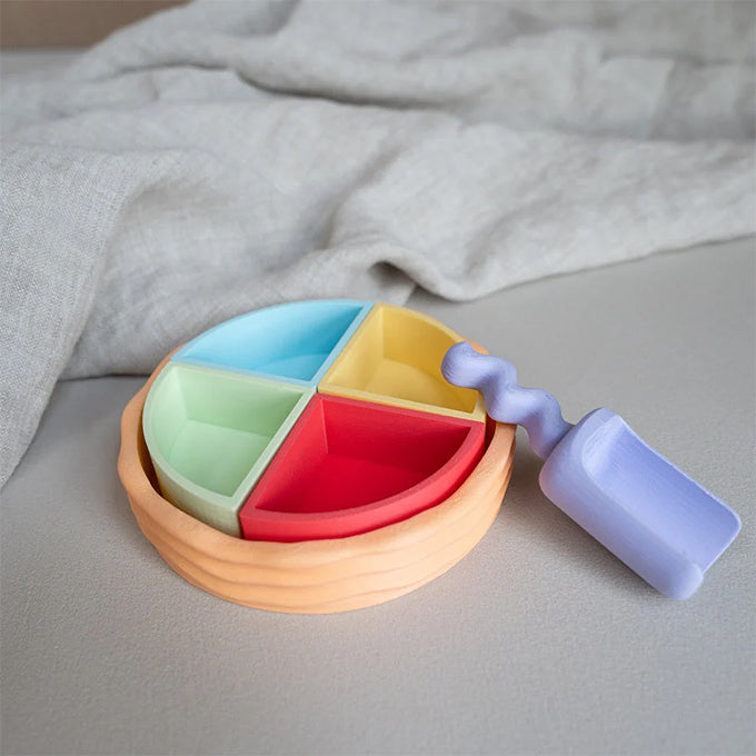 Grennn 'Mandigo' Speelbakjes Set Pastel kwartcirkel