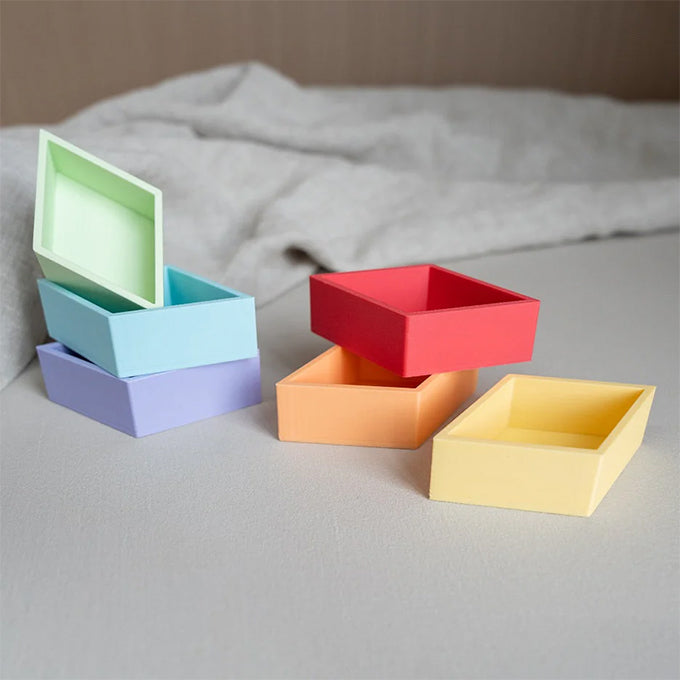 Grennn 'Mandigo' Speelbakjes Set Pastel Ruit