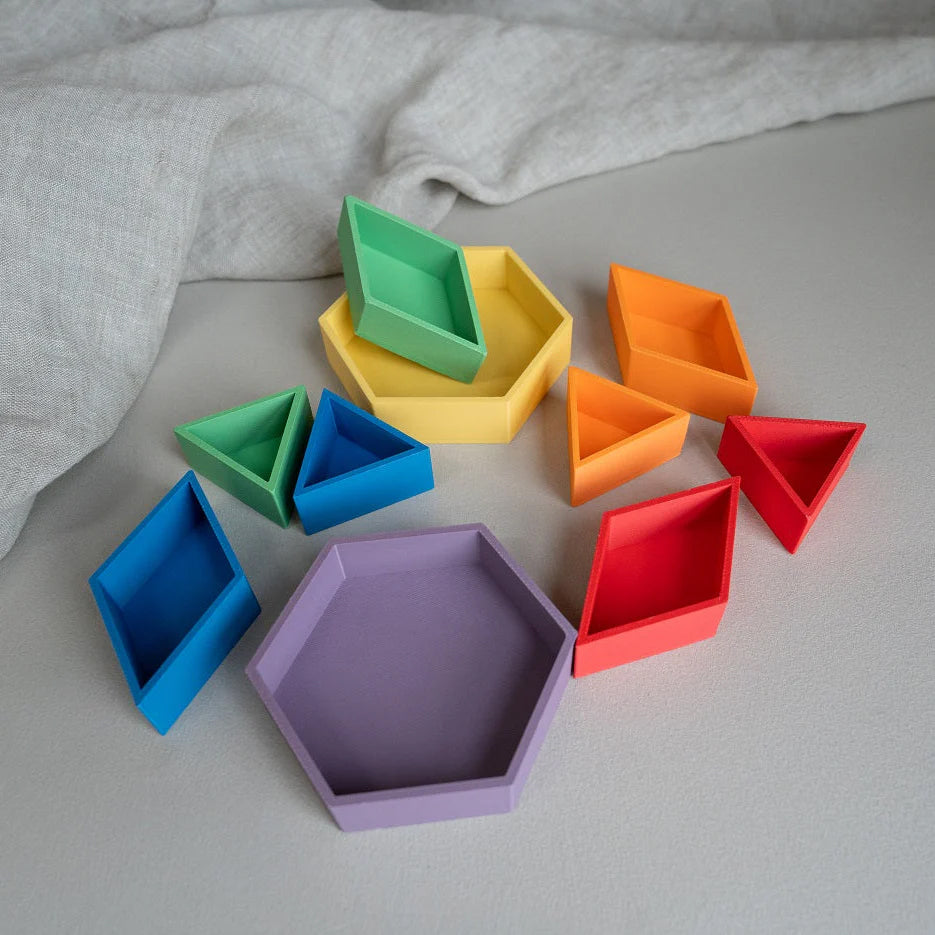 Grennn 'Mandigo' Speelbakjes Mini Set Regenboog