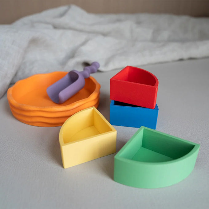 Grennn 'Mandigo' Speelbakjes Set Regenboog kwartcirkel