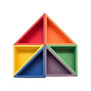 Grennn 'Mandigo' Speelbakjes Set Regenboog Rechte driehoeken