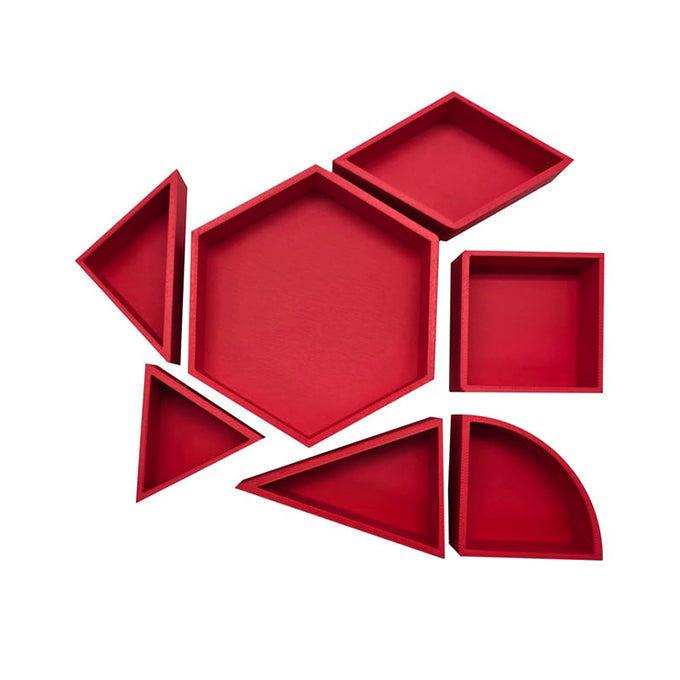 Grennn 'Mandigo' Speelbakje Zeshoekig Rood