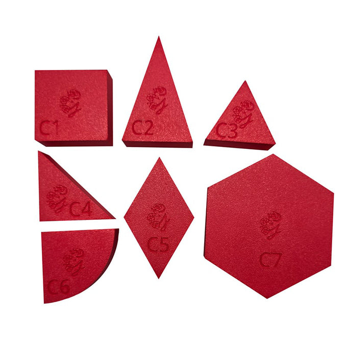 Grennn 'Mandigo' Speelbakje Driehoek Rood