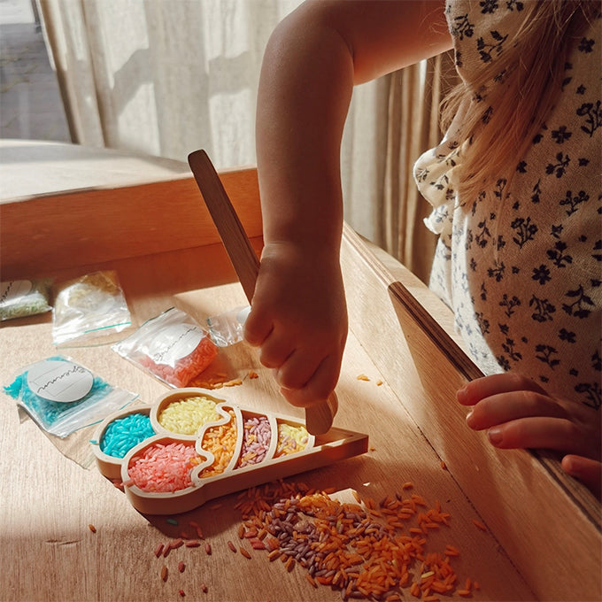 Grennn x Little Botanic Label speelset pastel waves - compleet