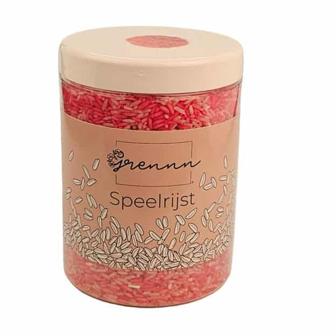 Grennn Speelrijst Aardbeien Mix 750 gram