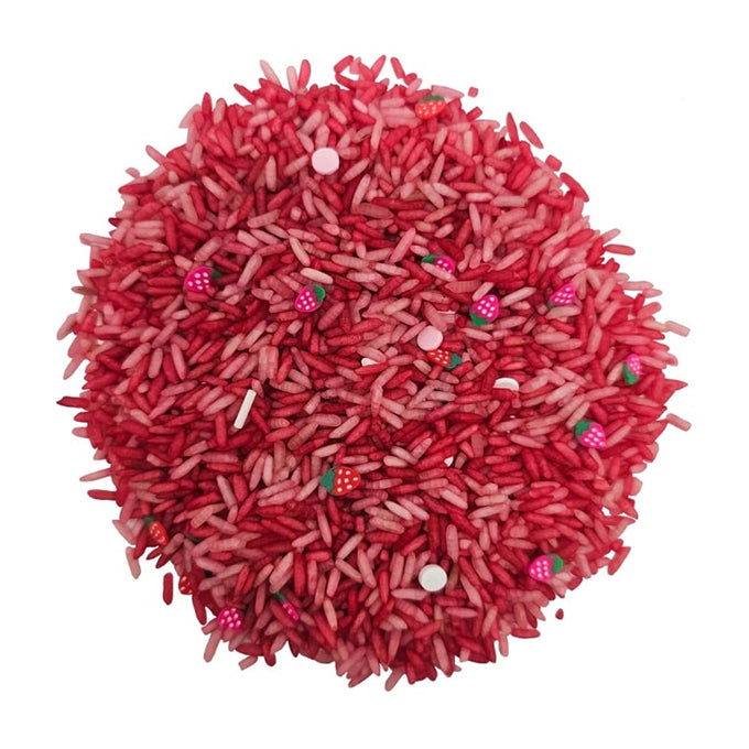 Grennn Speelrijst Aardbeien Mix 750 gram