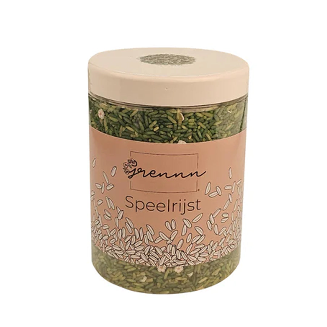 Grennn Speelrijst Licht Groen 750 gram