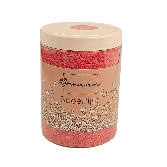 Grennn Speelrijst Roze 750 gram