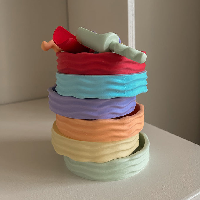 Grennn 'Wave' Speelbakje Pastel Geel