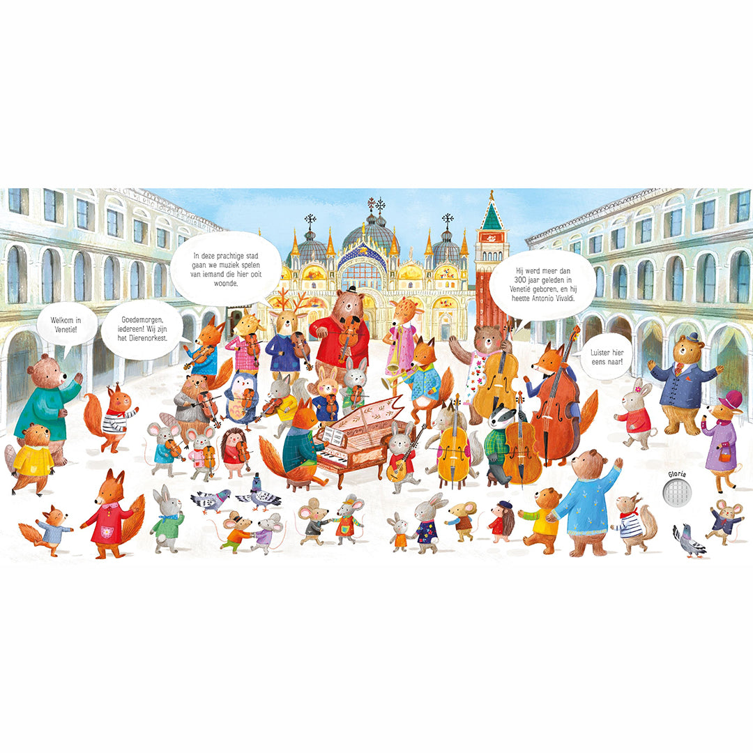 Het Dierenorkest speelt Vivaldi - Usborne, Kartonboek