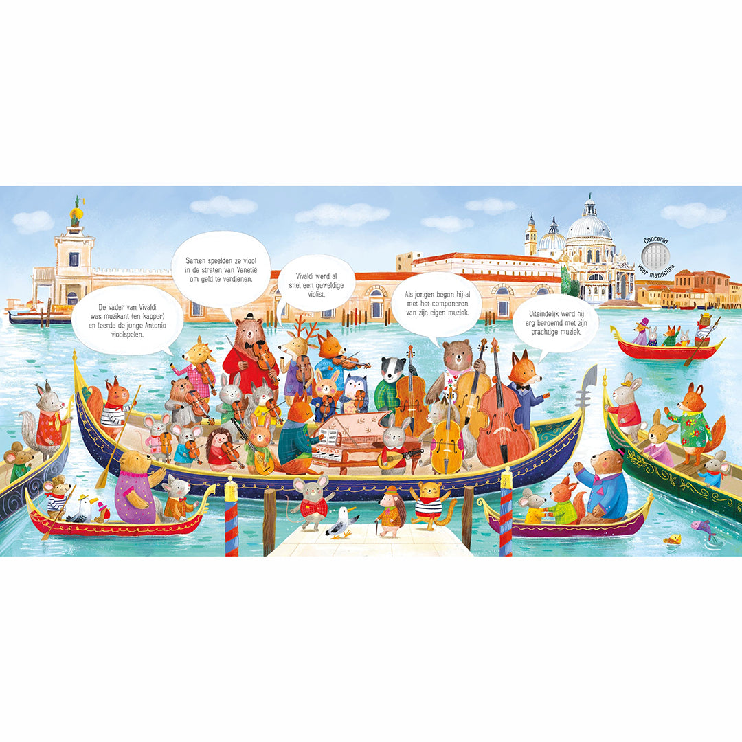 Het Dierenorkest speelt Vivaldi - Usborne, Kartonboek