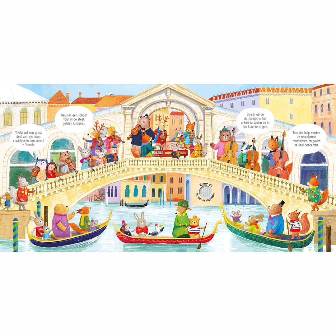 Het Dierenorkest speelt Vivaldi - Usborne, Kartonboek