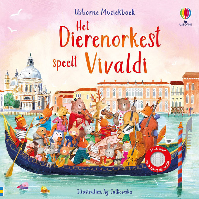 Het Dierenorkest speelt Vivaldi - Usborne, Kartonboek