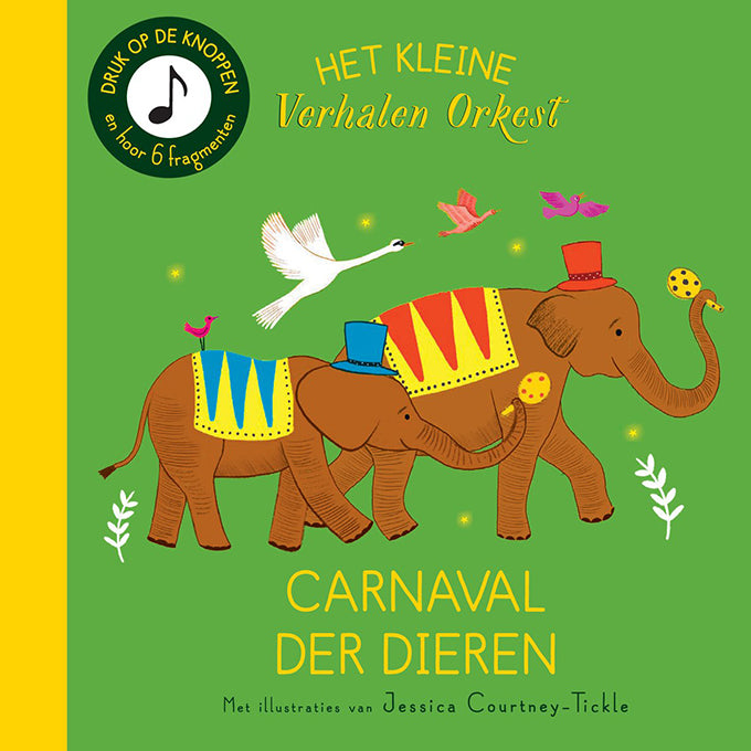 Het Kleine Verhalen Orkest - Carnaval der Dieren - Christofoor, Kartonboek