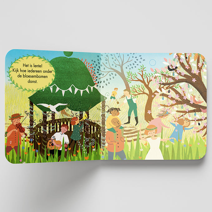 Het Kleine Verhalen Orkest - De vier jaargetijden - Christofoor, Kartonboek